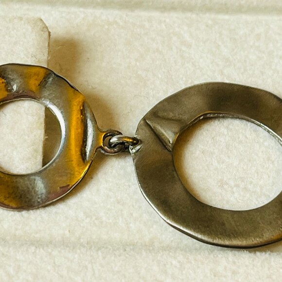 Birks Sterling Silver Statement Necklace with Graduated Circles - Picture 10 of 10